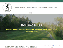 Tablet Screenshot of golfrollinghills.cc